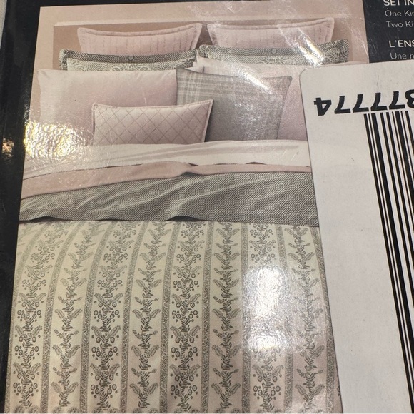 Lauren Ralph Lauren Wakefield 3 Pcs Paisley KING Duvet Set NEW Celadon - Picture 5 of 10